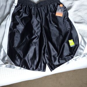 Tek Gear Black and Silver Dazzle Shorts